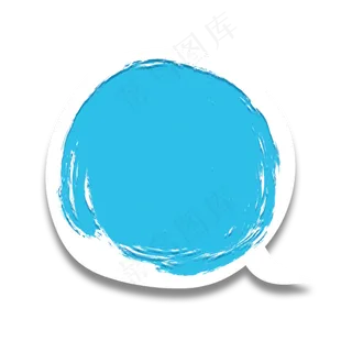 喷墨墨迹扁平气泡框11