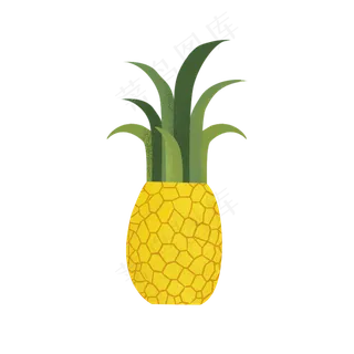 处暑手绘水果系列之噪点扁平风格