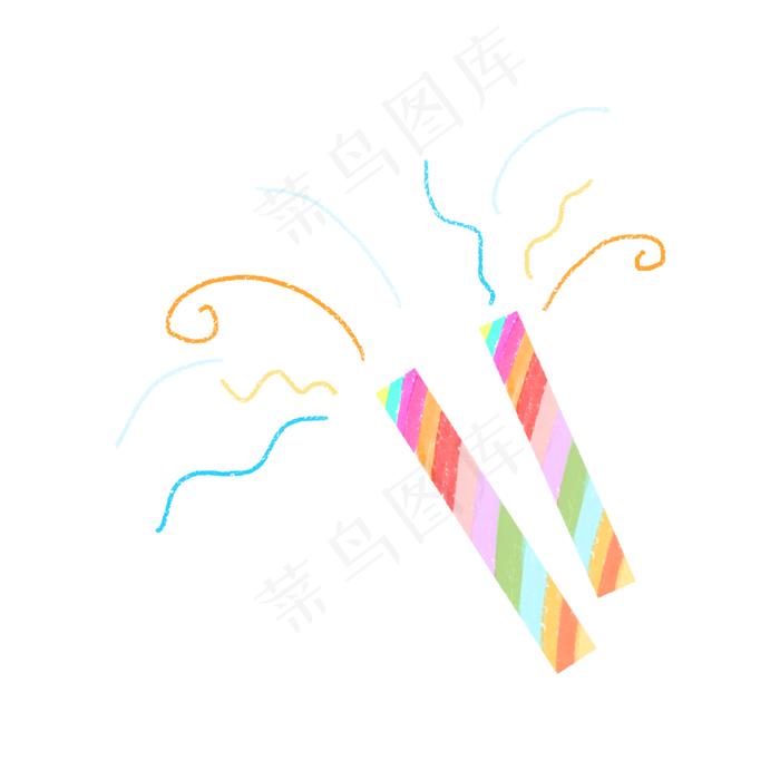 蜡笔风儿童节派对(2000X2000(DPI:300))psd模版下载