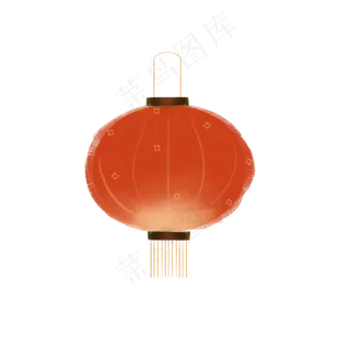 灯笼元旦大屏图片,免抠元素