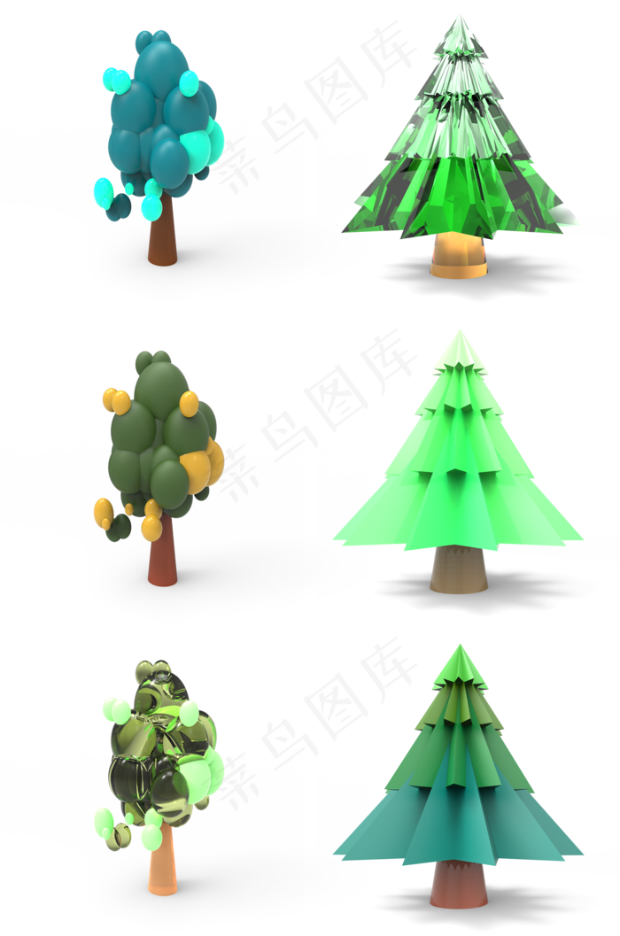 c4d卡通树总(2000X3020(DPI:300))psd模版下载