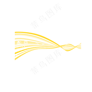 卡通彩带蝴蝶结png