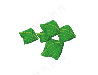 手绘端午节粽子免抠下载