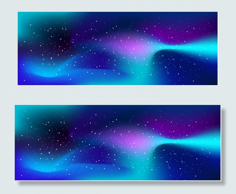 星空蓝色渐变BANNER