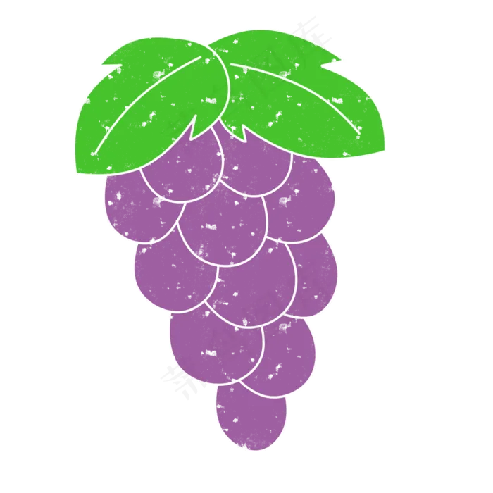 手绘简约可爱儿童风水果蔬菜可商(2000X2000(DPI:300))psd模版下载