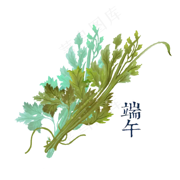 端午节习俗菖蒲驱邪(2000X2000(DPI:300))psd模版下载