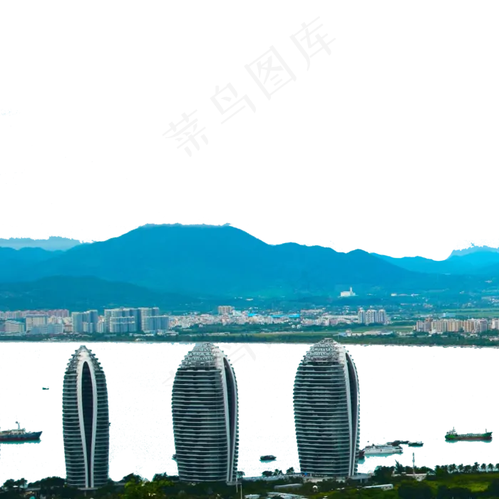城市建筑物免抠图(2000X2000(DPI:300))psd模版下载