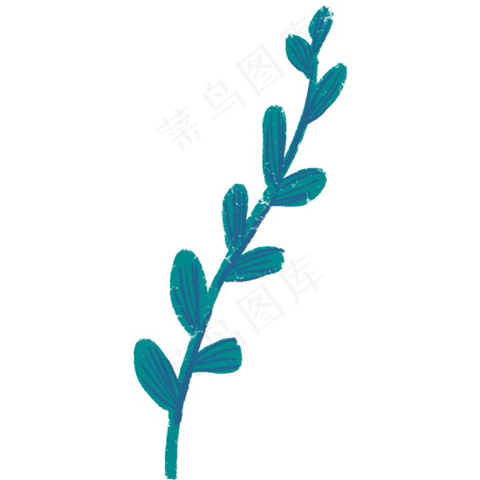 卡通植物绿叶下载