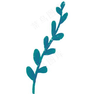 卡通植物绿叶下载