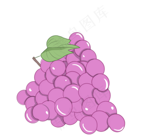 葡萄卡通装饰大自然培育