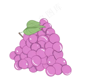 葡萄卡通装饰大自然培育