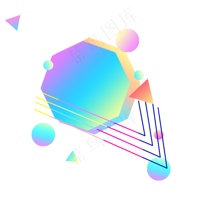 简约科技渐变矢量图