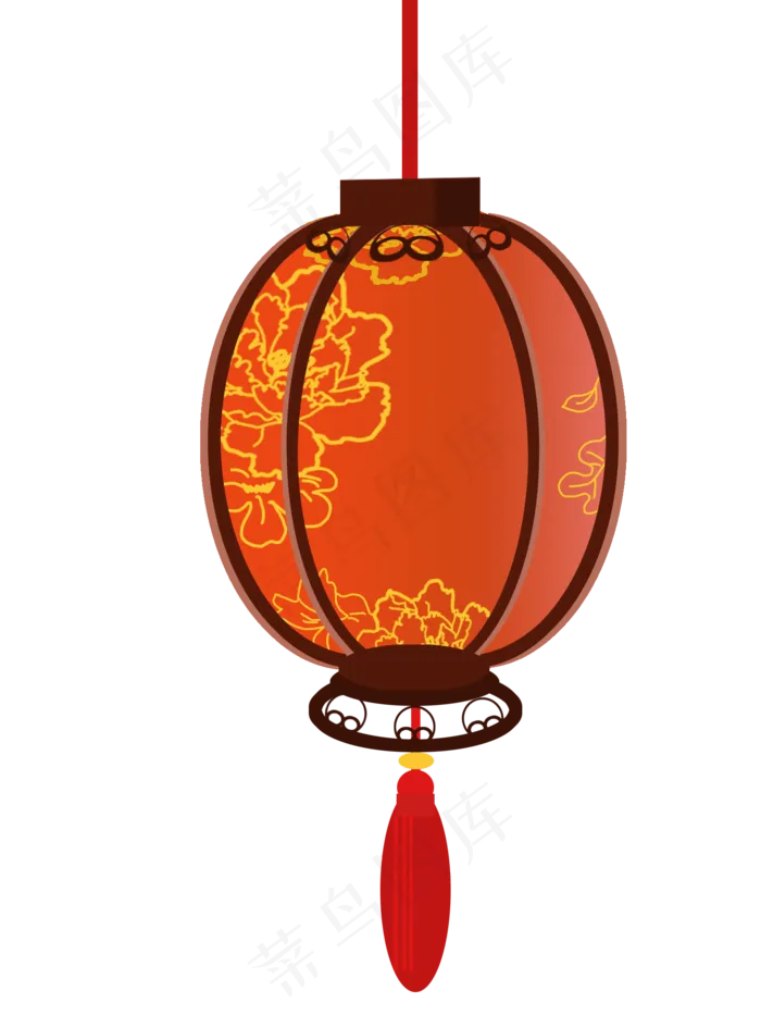 元宵节中国风花灯灯笼,免抠元素(1501*2000px)psd模版下载