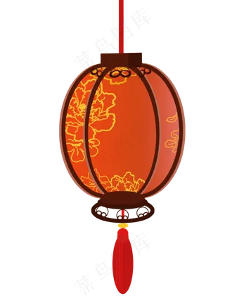 元宵节中国风花灯灯笼,免抠元素