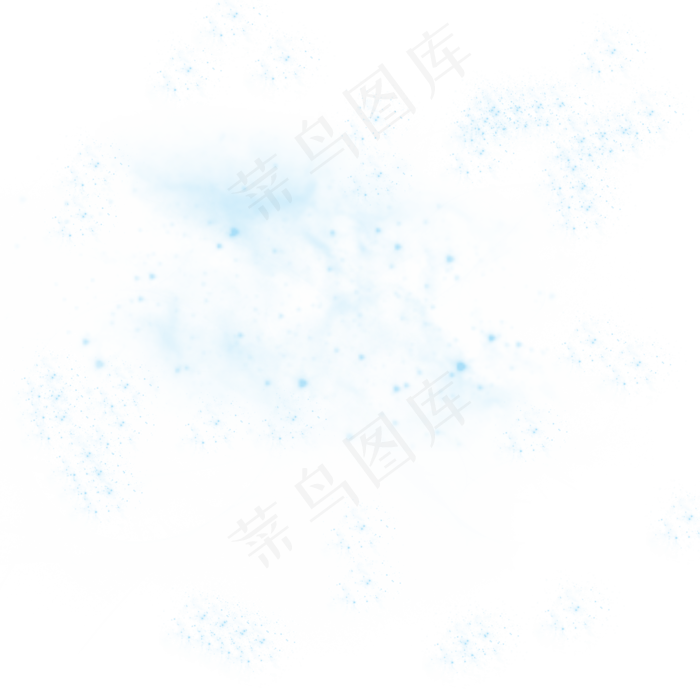 蓝色梦幻星云炫光元素,免抠元素(2000*2000px 300 dpi )psd模版下载