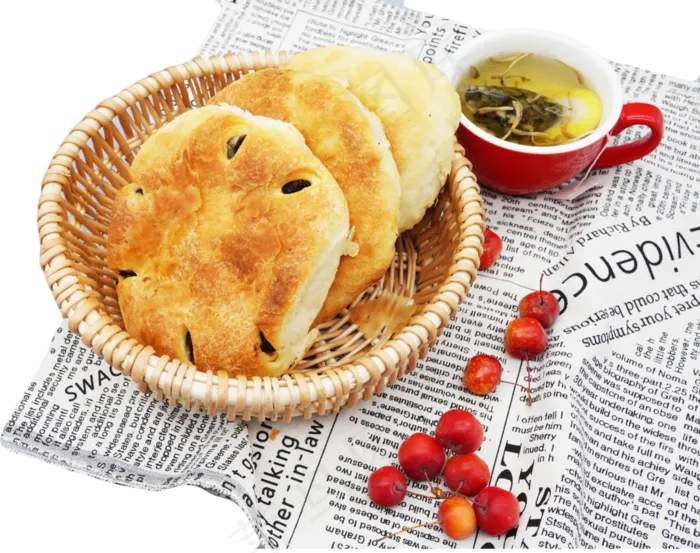 圆形豆沙饼食物,免抠元素(3800*3000px 300 dpi )