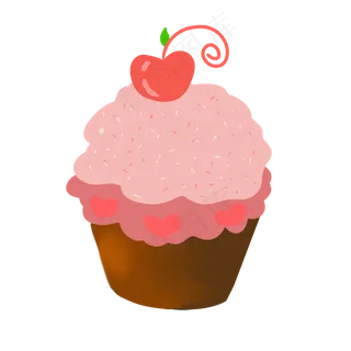 卡通水果奶油蛋糕