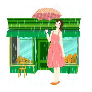 谷雨漂亮的小女孩