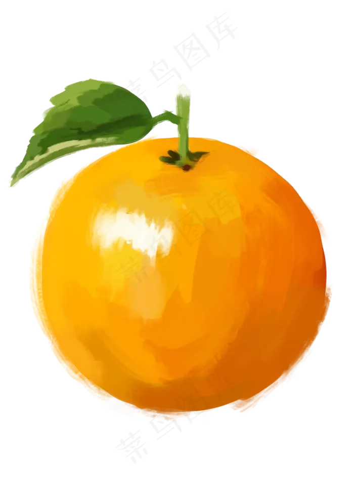 橙色香甜水果带叶子的奉节脐橙实(2480X3508(DPI:300))psd模版下载