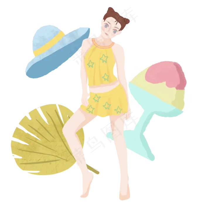 立夏跳舞女孩