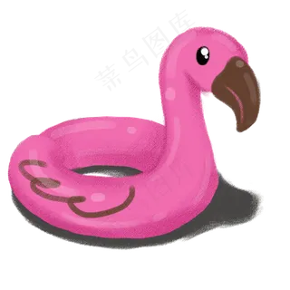 大暑小暑清凉消暑卡通动物泳圈