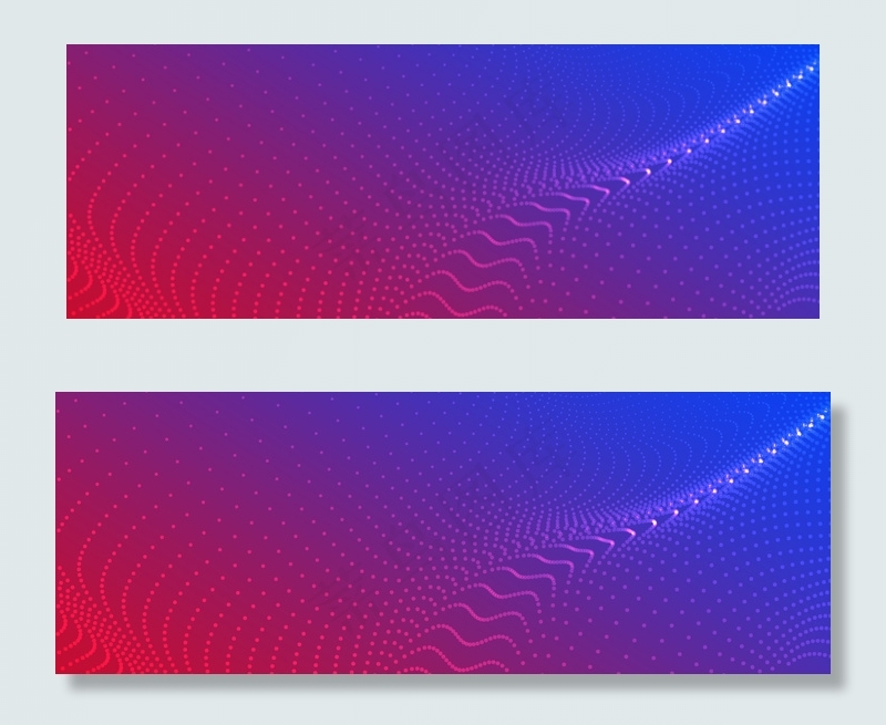 蓝色渐变科技线条banner背景