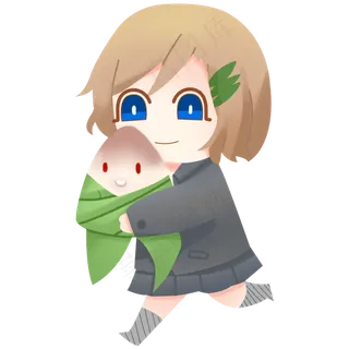 端午节卡通人物风格png格式