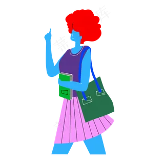 618购物女人装饰素材