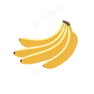 手绘水果香蕉可商用元素