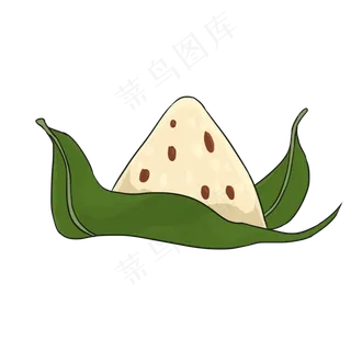 打开的粽子png元素