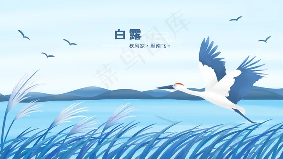 小清新治愈系二十四节气之白露