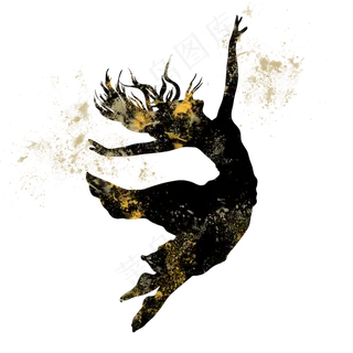 开学季舞蹈社团招新剪影,免抠元素