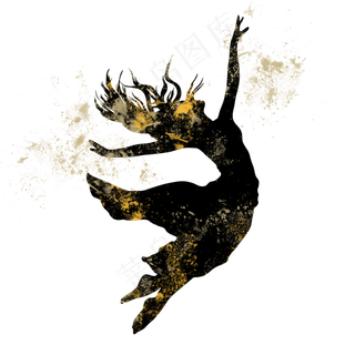开学季舞蹈社团招新剪影,免抠元素
