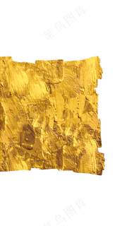 金箔黄金装饰几何边框,免抠元素