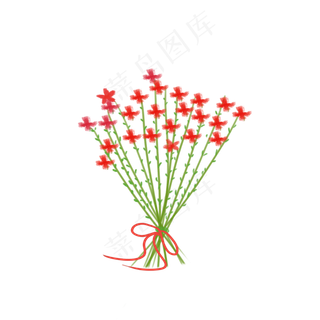 手绘520花束小清新