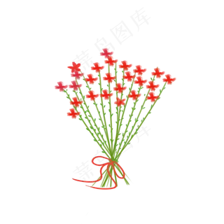 手绘520花束小清新