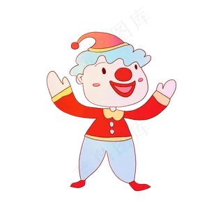 愚人节搞怪的小丑,免抠元素