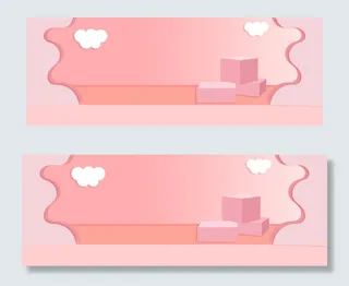 时尚小清新空间感PSD分层