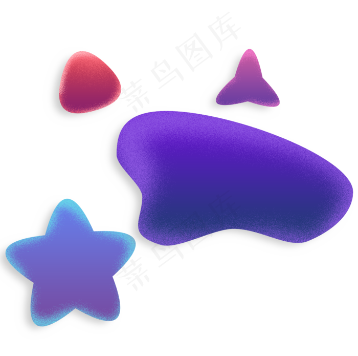 618狂欢节渐变流体炫彩装饰