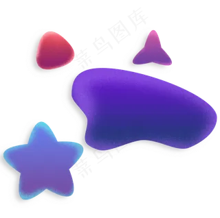 618狂欢节渐变流体炫彩装饰