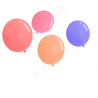 儿童节飞舞的气球