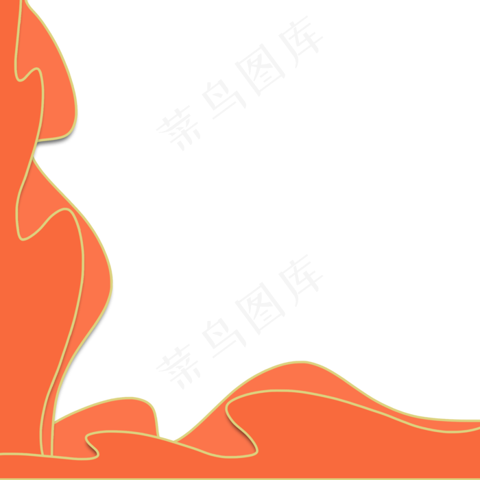 红色舞台帷幔素材,免抠元素