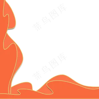 红色舞台帷幔素材,免抠元素