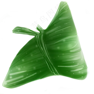 端午食物绿色粽子