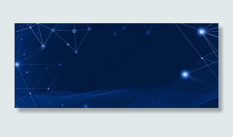 智能科技线条banner