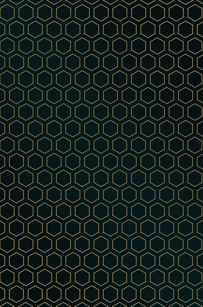 大气商务几何纹理蜂窝状背景海报