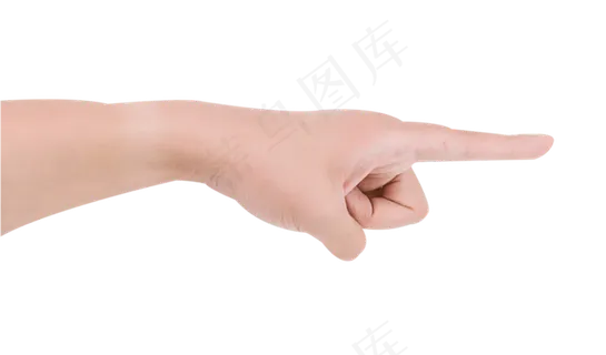 单手指路指示指方向手势,免抠元素