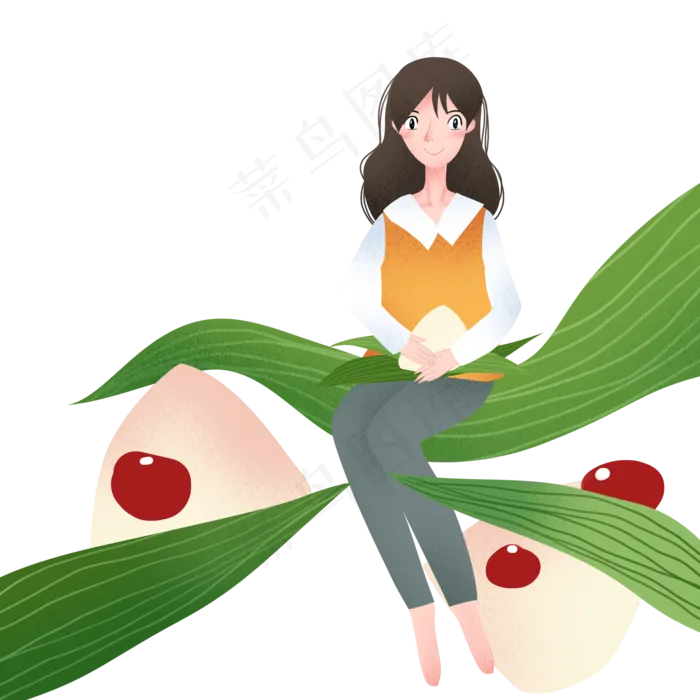 端午节包粽子(2000X2000(DPI:299))psd模版下载