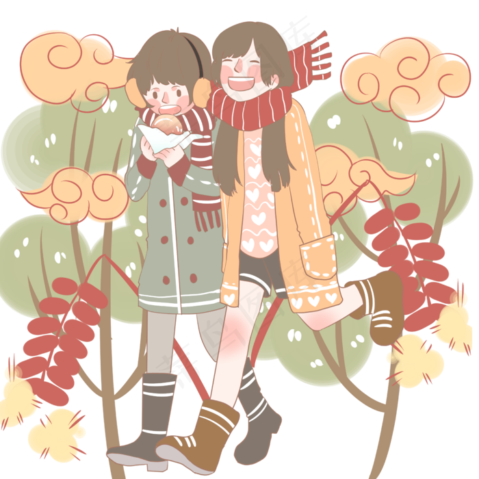 小年喜庆放鞭炮欢庆,免抠元素