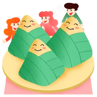 端午节可爱的粽子